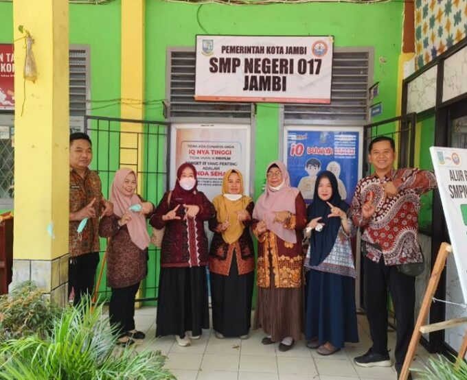 Dinas Kesehatan Lakukan Pembinaan dan Peninjauan Lingkungan SMP Negeri 017 Jambi dalam Persiapan Healthy City Summit 2026